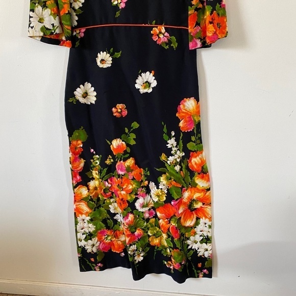 Vintage Hawaiian Dress Polynesian Maxi Alice Of California 60s Womens Small - Picture 5 of 13